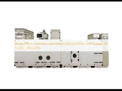 مزيل الرطوبة بعجلة مجففة للهواء النقي تمامًا مع هواء الإمداد T≤20 درجة مئوية، RH≤20%